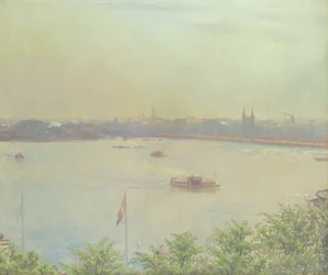Gezicht op de Binnenalster, 1894